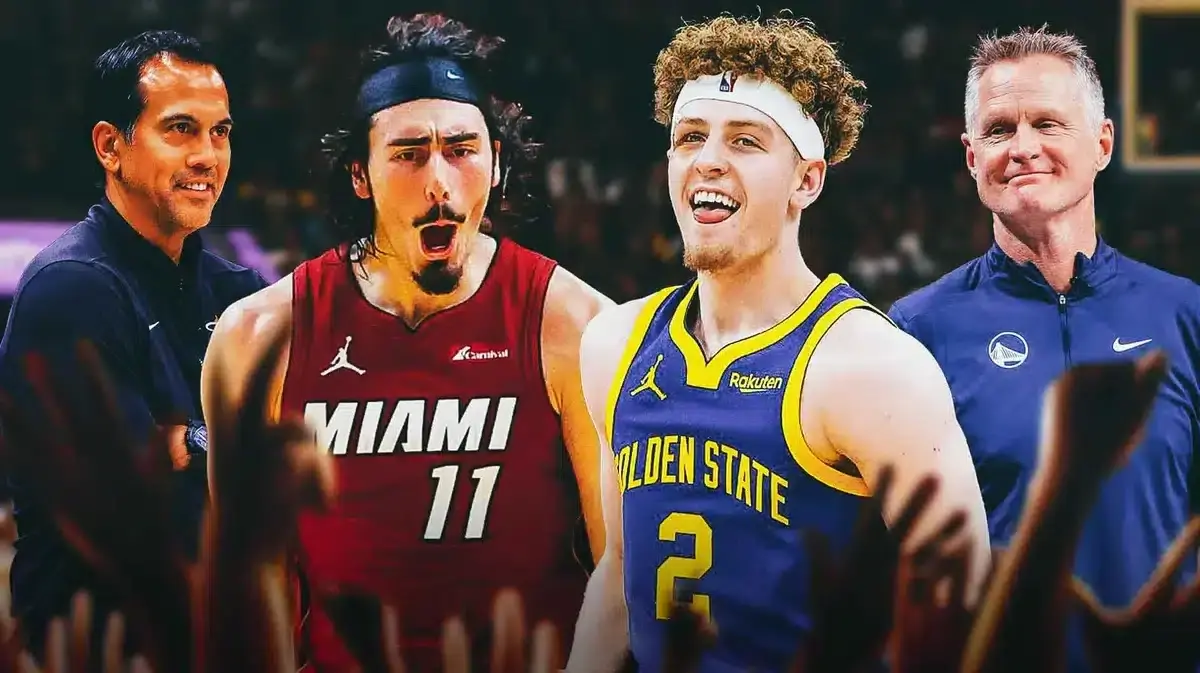 “I love the guy you got”: Jaime Jaquez Jr. and Brandin Podziemski represent Steve Kerr and Eric Spoelstra’s respective draft selections.