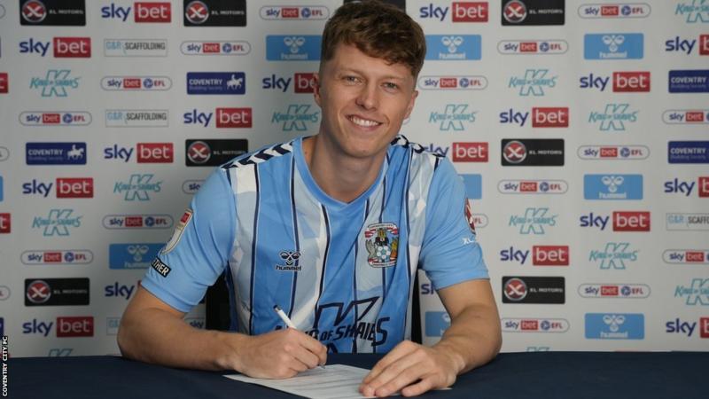 Coventry City have made their first signing of the January transfer window by bringing in Victor Torp