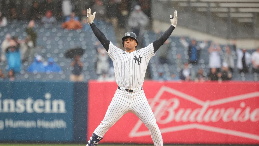 Juan Soto of the New York Yankees enters history books alongside Mickey Mantle after drawing two walks