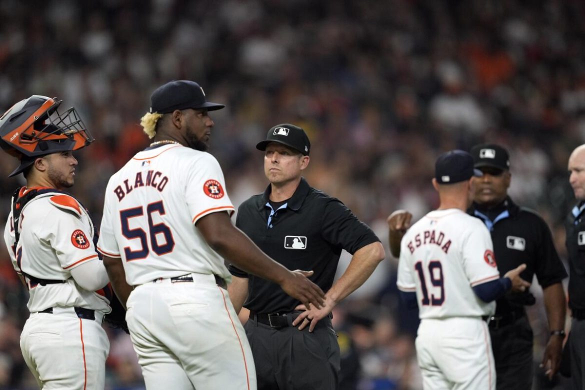 Astros Pitcher Ronel Blanco Ejected in Controversial Foreign Substance Check During Victory Against A’s