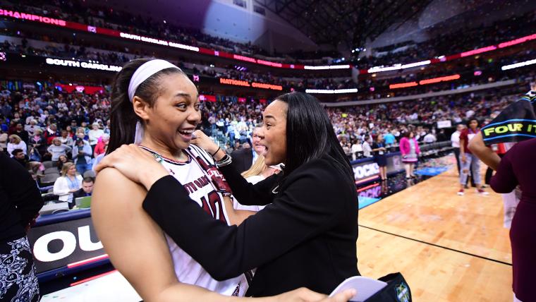 So Happy to see you Again: Dawn Staley goes wild for former South Carolina star Allisha Gray’s WNBA All -Star Weekend dominance