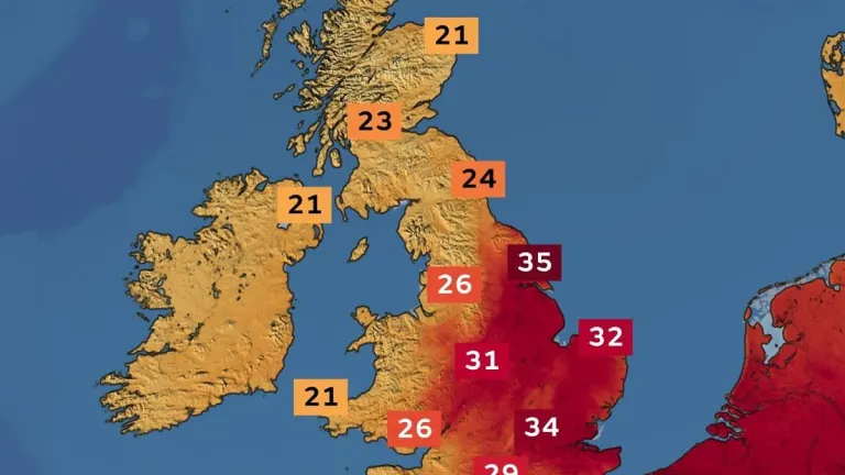 Scorching: Britain Prepares for More Sunshine as Temperatures Soar to 29°C After Hottest Day in Two Years