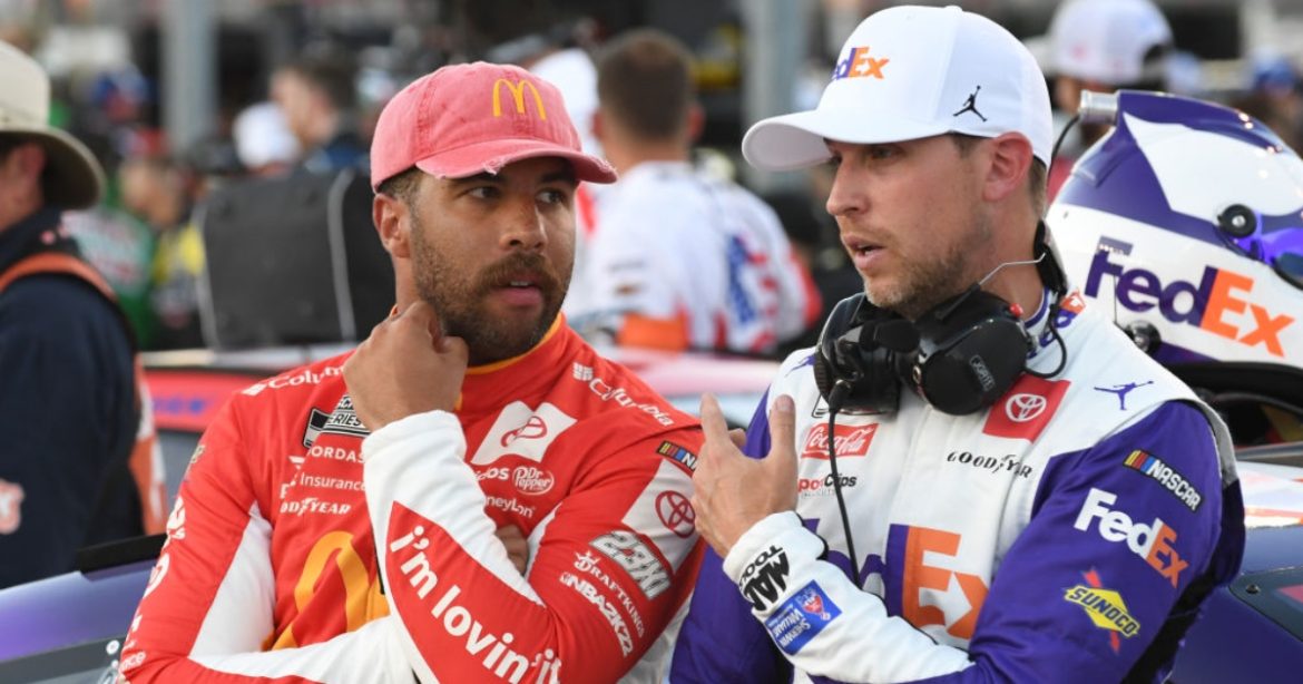 DEVASTATING: Denny Hamlin’s High-Speed Disaster as He Loses Control Chasing Bubba Wallace