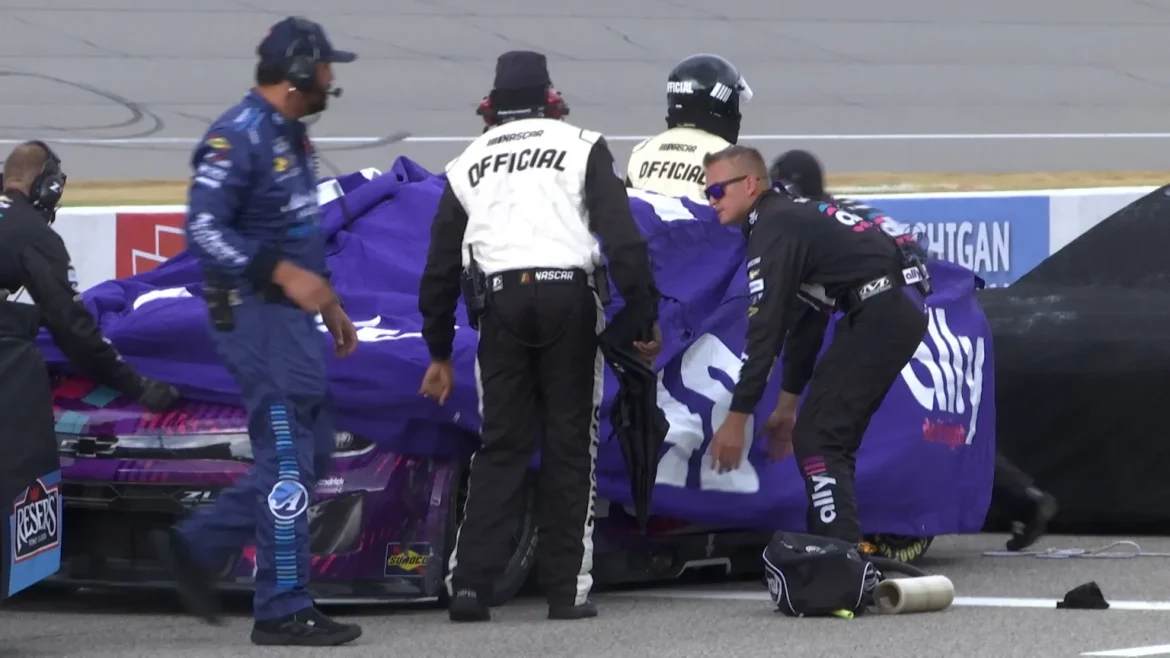 Forecasts for NASCAR’s FireKeepers Casino 400 have been postponed; they will begin on Monday following a rainy