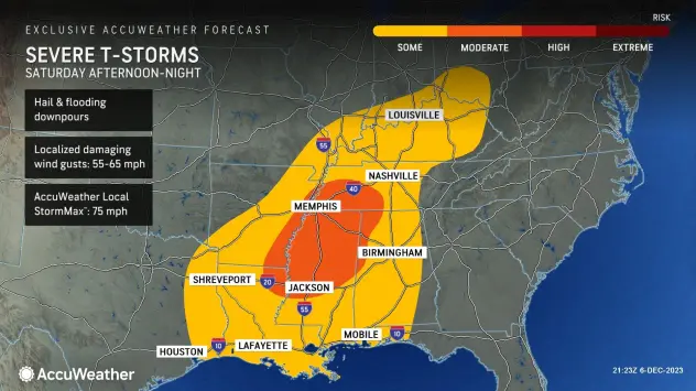 Severe Weather Alert: Thunderstorms Intensify, Posing Greater Risks Across the Region