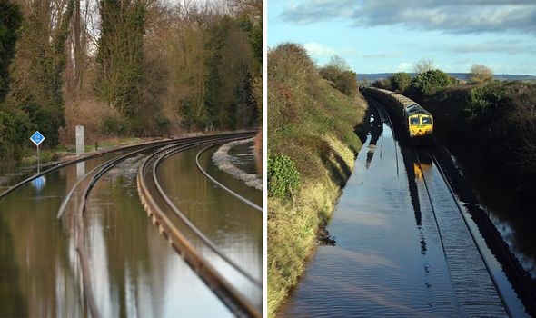 “Devastating UK Floods: Train Station Turns Into Venice Canal as Drivers Rescued from Submerged M5 – More Downpours Expected”