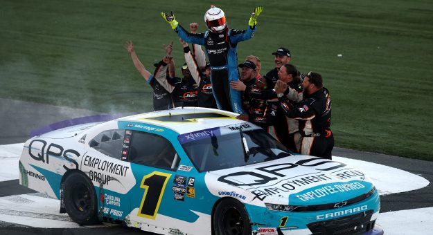 “Thrilling Overtime Victory: Sam Mayer Clinches NASCAR Xfinity Cutoff Race Win at Charlotte ROVAL”