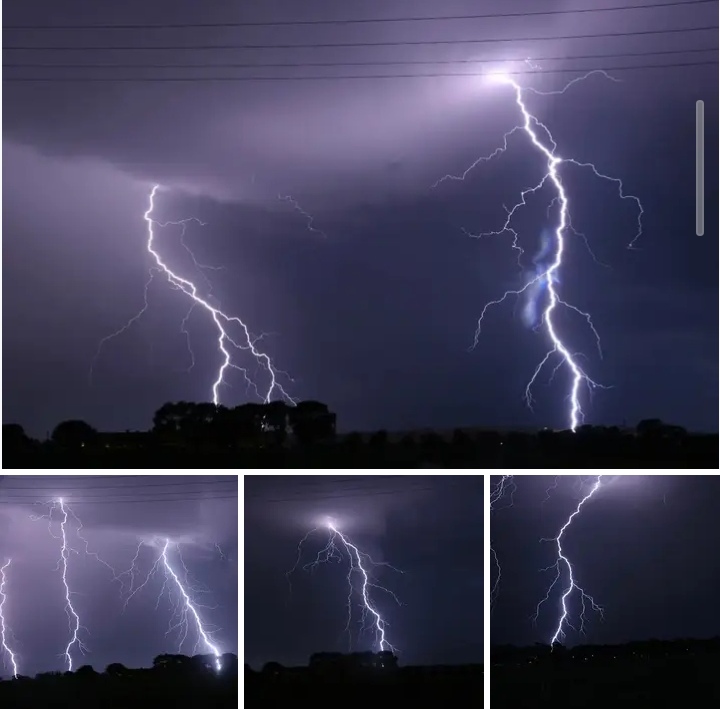 Lightning Strikes in Nuriootpa: Nature’s Spectacular Light Show Captured