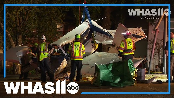 Dramatic Scene: Small Plane Crashes onto Road Near Baptist East Hospital