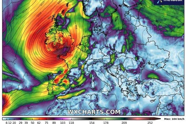 Wales Braces for Severe Weather: Hurricane Kirk’s Aftermath Brings Heavy Rain and Strong Winds