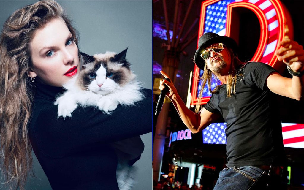 False Comparison of Kid Rock and Taylor Swift’s Hurricane Support Sparks Debate